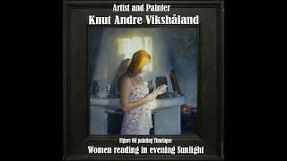 #figurepainting - #oilpainting #women reading in #evening #sunlight - #Artist #KnutAndreVikshåland