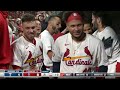 pham ily reuinion in his first ab back with the cardinals tommy pham hits a grand slam