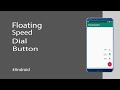 Android Tutorial : Floating Speed Dial Button