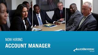 Join Allied Universal as an Account Manager