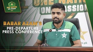 Babar Azam's pre-departure press conference | ICC World Cup 2023 | PCB | MA2A