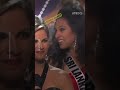 concursantes de miss universo descubren a la ganadora antes de tiempo shorts