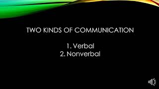 L1 Understanding Communication Process, Types of Communication, and Communication Model