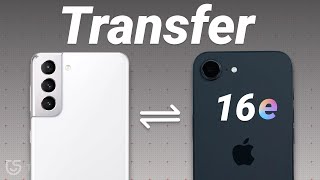 How to Transfer Data From Android to iPhone 16E  (SE4) -2 Ways