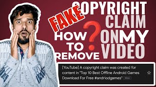 Copyright Claim on YouTube Video | Copyright Claim Apni Video Se Kaise Hatye? #Youtubecopyright