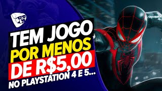 NOVA PROMOÇÃO COM JOGOS NO PS4 e PS5 !!! TEM JOGOS AAA POR R$5,00 REAIS !!!