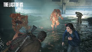 3 Bloaters Mega Boss Fight (Grounded/No Damage) | The Last of Us Part 1 PS5 60 FPS