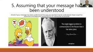 Lecture 5 ASSUMING THAT YOUR MESSAGE HAS BEEN UNDERSTOOD | COMMUNICATION SKILLS