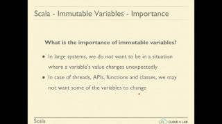 Scala - Variables and Type Inference