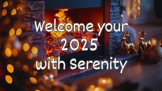 Calming Fireplace Sounds for Wine Moments | Welcoming 2025 | Tranquil Vibes | 4K ASMR Ambience