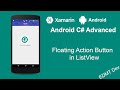 Xamarin Android Tutorial - Floating Action Button in ListView