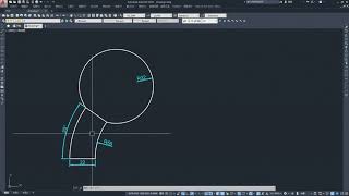 AutoCAD 圓弧練習題 此圖是繪製圓弧的練習題,重點是圓弧的繪製方向