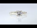 1.23ct round brilliant diamond engagement ring cert appr $12k $3495