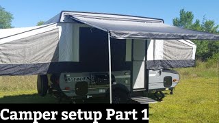 2019 Viking Epic Series 2108ST Pop-Up Folding Trailer Setup