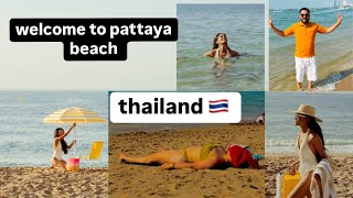 welcome to pattaya beach #pattaya #beach #thailand