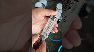 Bubble flow meter