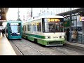 【朝ラッシュの風景】広電路面電車発着　紙屋町東電停から