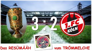 DFB Pokal Viertelfinale , der 1. FC Köln verliert tragisch gegen Mülheim Nord mit 2:3 n.V.