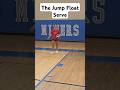 Learn to jump Float Serve.  #volleyballserve #dmoon #libero #volleyball #training