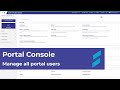 Portal Console Setup | Manage all portal users