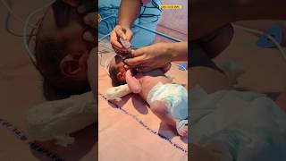 Oral polio vaccination#newbornbaby#newborncare#vaccination#newborn