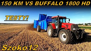 TESTY 2020 - EuroMilk BUFFALO 1800HD vs Case CVX 150 -Prezentacja Rozrzutnika