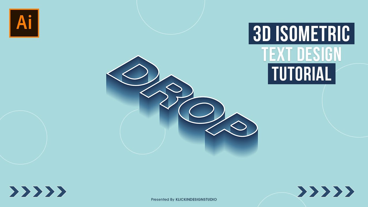 Simple & Easy 3D Isometric Text Effect In Adobe Illustrator ...