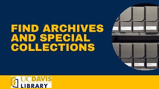 How to Find Archives and Special Collections (ASC)