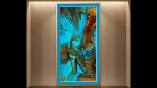 (849) The GIANT Tide Pool Pour That Will Leave You Speechless! Plus Gold Leaf and Resin Demo!