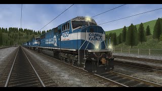 I Made Conrail SD70MAC In ORTS/MSTS