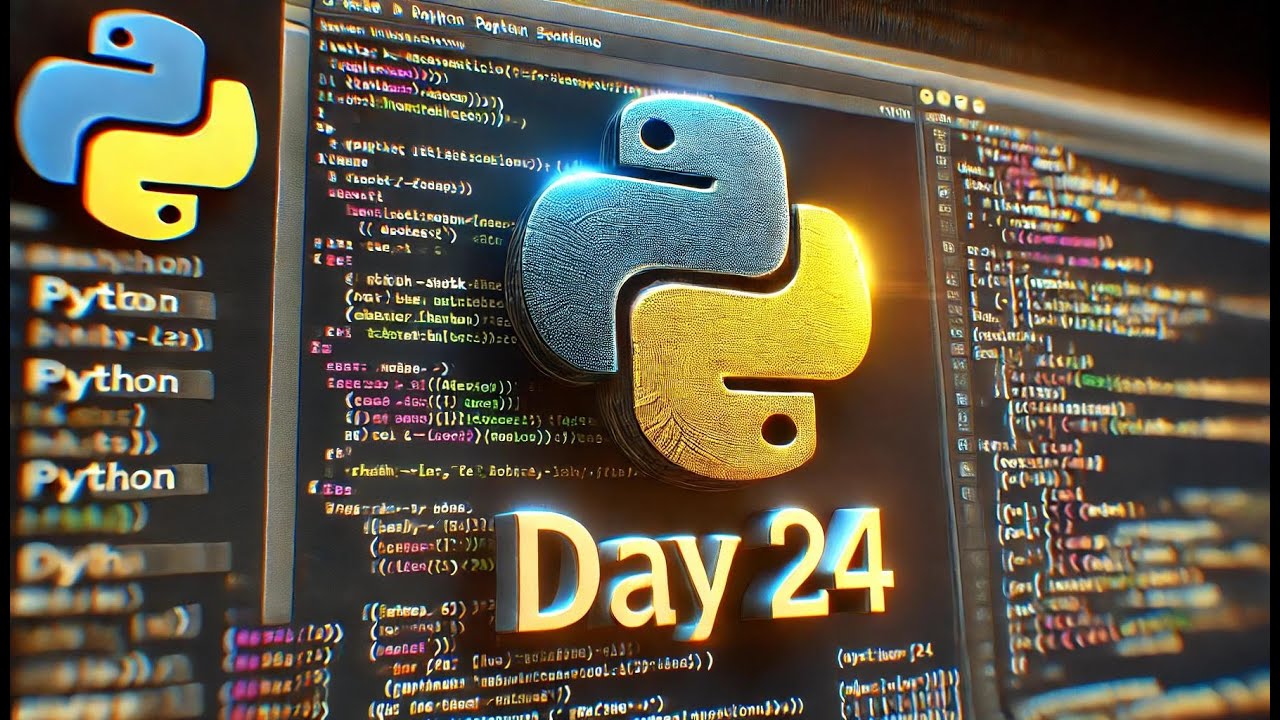 Day 24 Of 100 Days Of Python Programming Youtube