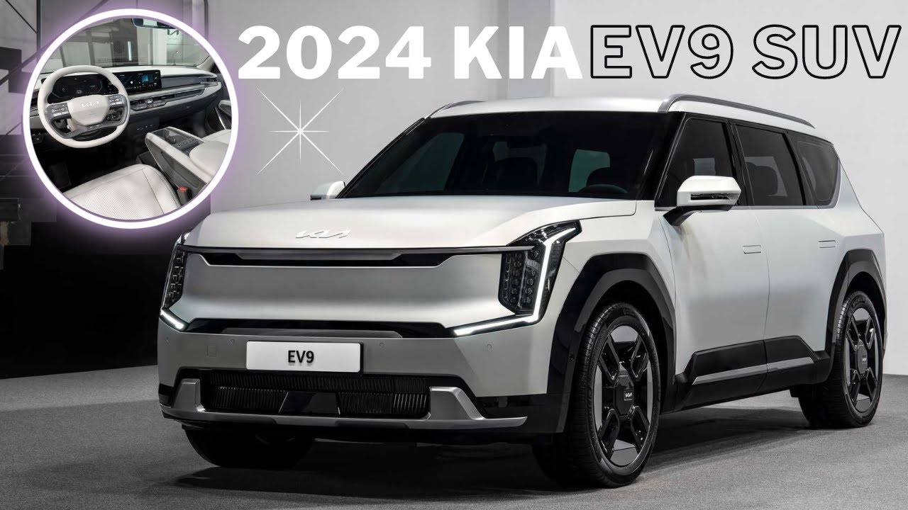 2024 Kia EV9 SUV Debuts With Three Rows And Swiveling Seats - YouTube