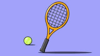 How to create vector Tennis Racket and Ball - Adobe Illustrator CC| Speed art