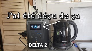 J'ai été déçu de la DELTA 2 ... - ecoflow - #vanlife