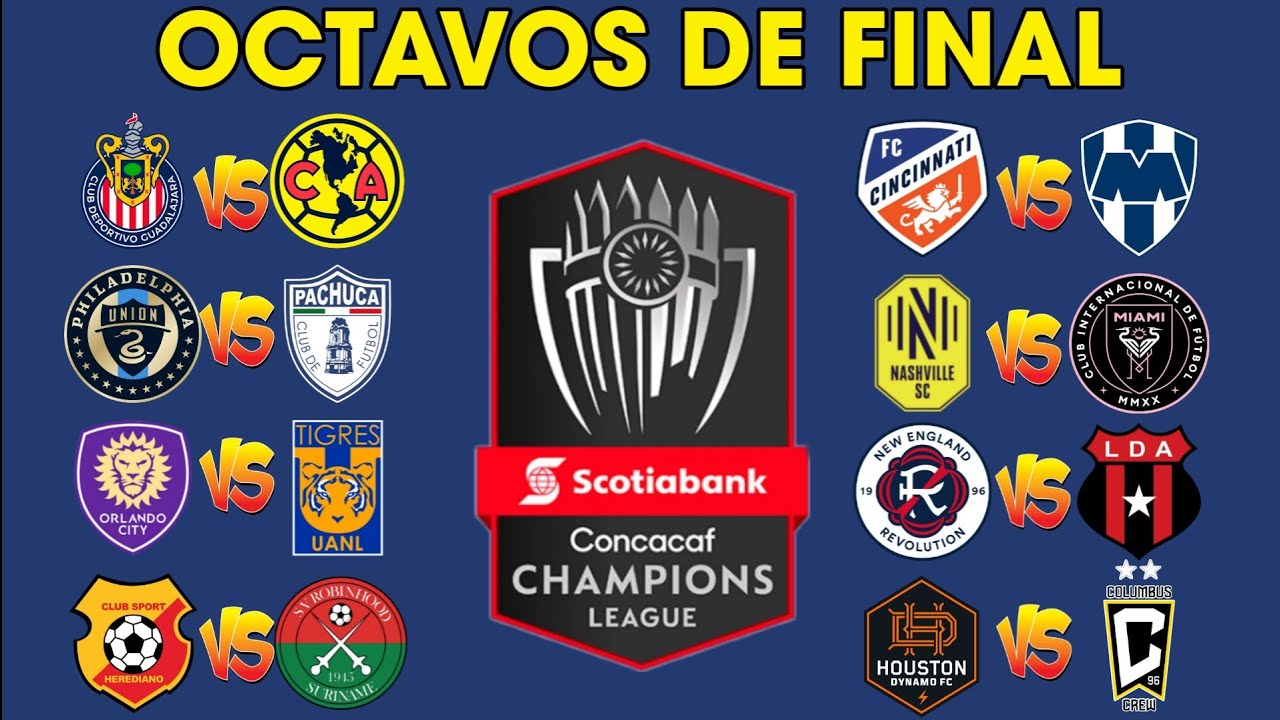 FECHAS,HORARIOS Y CANALES PARA LOS OCTAVOS DE FINAL DE LA CONCACAF ...