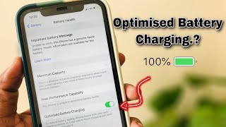 Important Battery Settings On iPhone | Optimised Battery Charge Explain | Battery Health