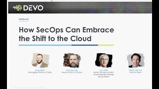 How SecOps Can Embrace the Shift to the Cloud