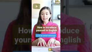 How to introduce yourself in English #shorts
