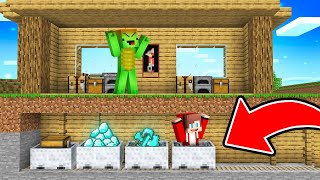 How JJ Steal Mikey Rare Items in Minecraft Maizen ? - Maizen