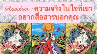 Random | ความจริงในใจที่เขาอยากสื่อสารบอกคุณ (ละเอียด ) | Timeless | Torot Reading