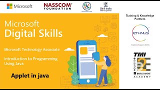 Digital Skills: Session 31- Applet in Java