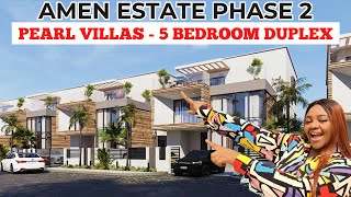 AMEN ESTATE PHASE 2 PEARL VILLAS - 5 BEDROOM FULLY DETACHED DUPLEX IN AMEN ESTATE PHASE 2