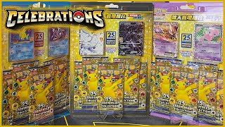 *Hong Kong/Taiwan Exclusive!* Pokemon Celebrations 25th Anniversary Chinese Blister Packs OPENING!