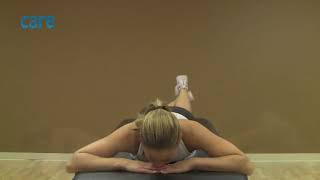 Knee Strength Exercise: Flexion Active Assisted in Prone