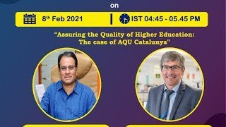 Assuring the Quality of Higher Education: The case of AQU Catalunya