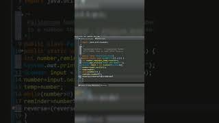Check Palindrome Number using Java. #Java #Coding #Eclipse ide #Palindromenumber #programming