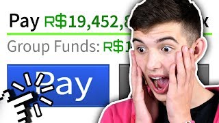 Giving A Fan 100k Free Robux Roblox Groups Getplaypk - 