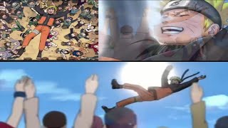 NARUTO لحظة انتصار ناروتو على باين_ناروتو بطل كونوها