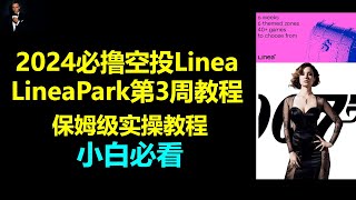 Linea Park Week3|LineaPark第3周任务保姆级实操教程|2024年必撸空投Linea详细空投教程|新手小白必看