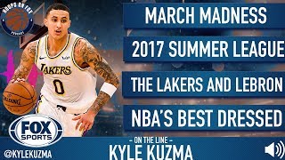 Kyle Kuzma on LeBron, Lonzo Ball, the Lakers Season and more | Hoops on FOX Podcast